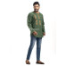 Hunter Green Khadi Cotton Men Short Kurta With Embroidery Work (KRP3) Hunter Green Khadi Cotton Men Short Kurta With Embroidery Work (KRP3)